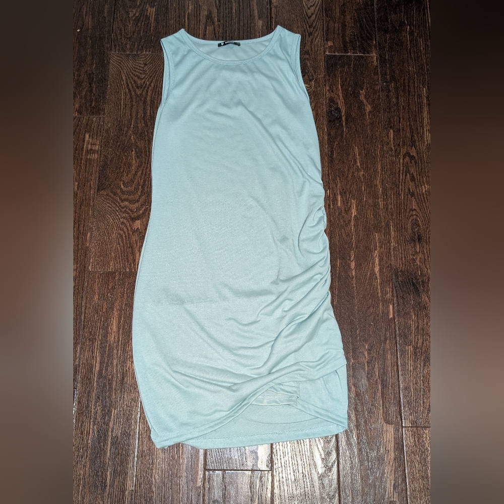 BTFBM Body Con Midi Dress Mint Green - Picture 4 of 7